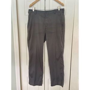 Nike Golf Men's Gray Dri-FIT Dress Pants Size 34x30 Flat Front